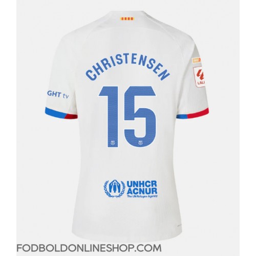 Barcelona Andreas Christensen #15 Udebanetrøje 2023-24 Kortærmet